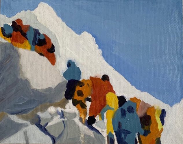 Acrylic-painting_Everest_Sofia-Efremenko